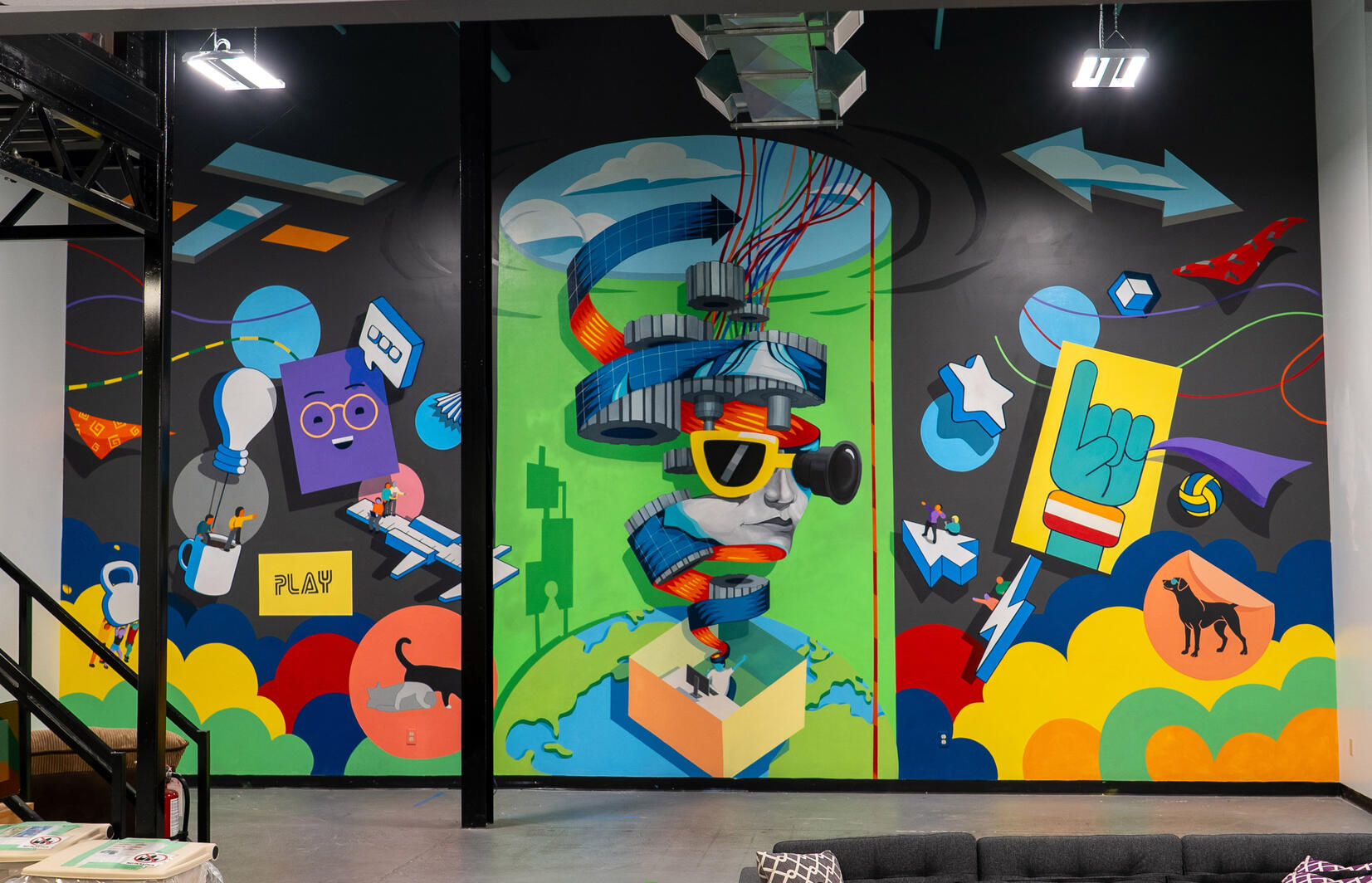 Corporate Kitchen and fun room