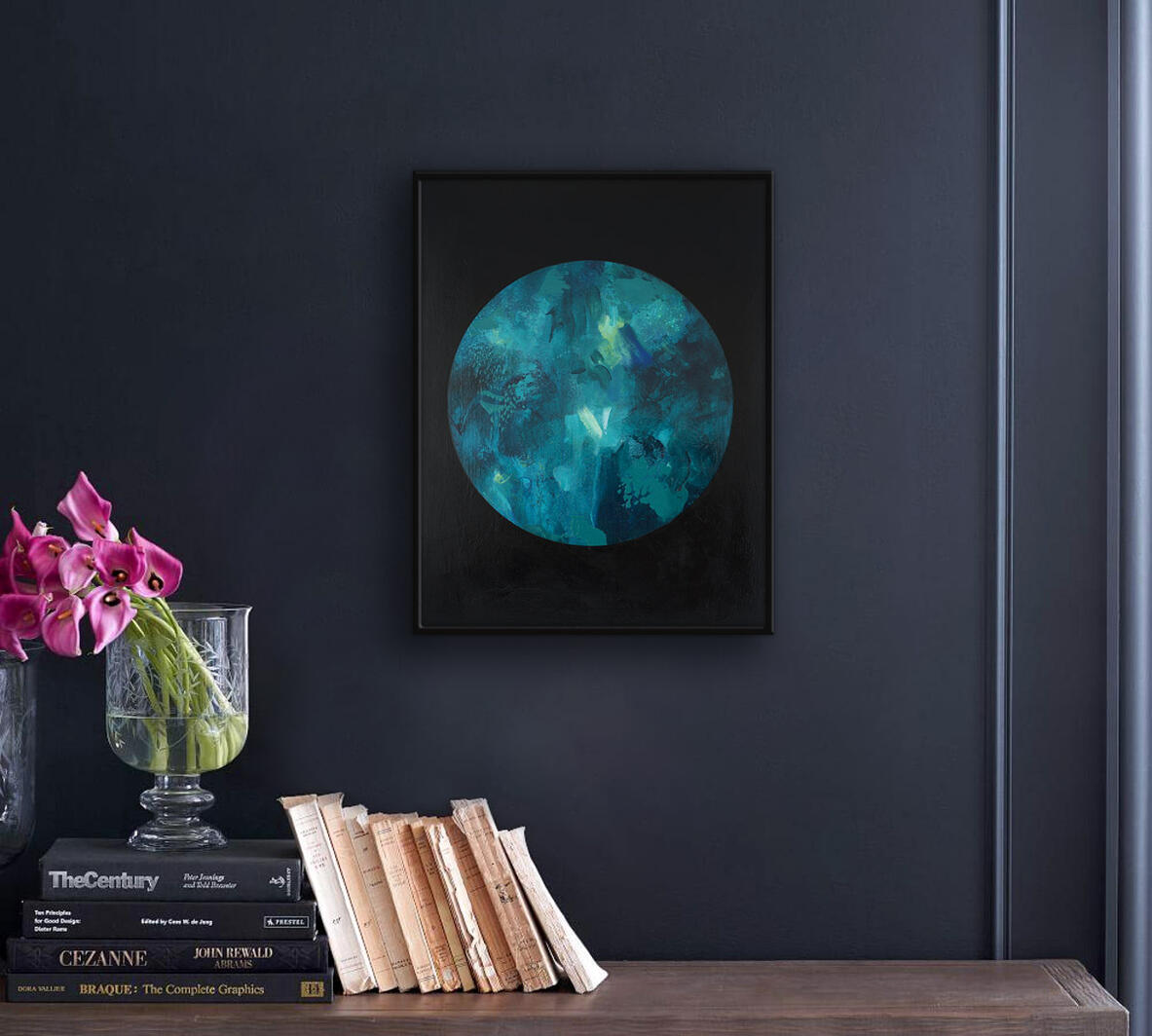 Abstract in Teal #2
