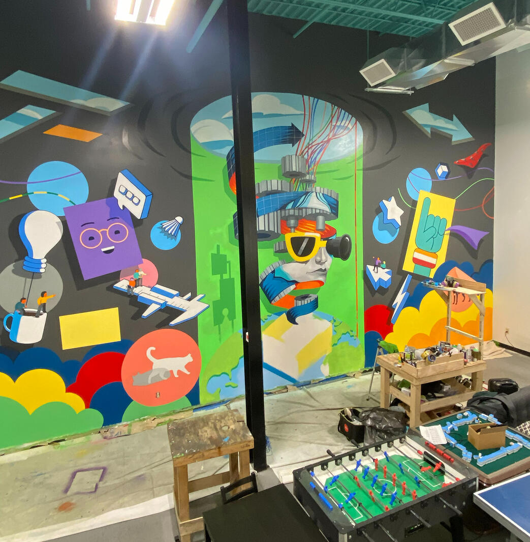 Kitchen Fun Room Mural 02